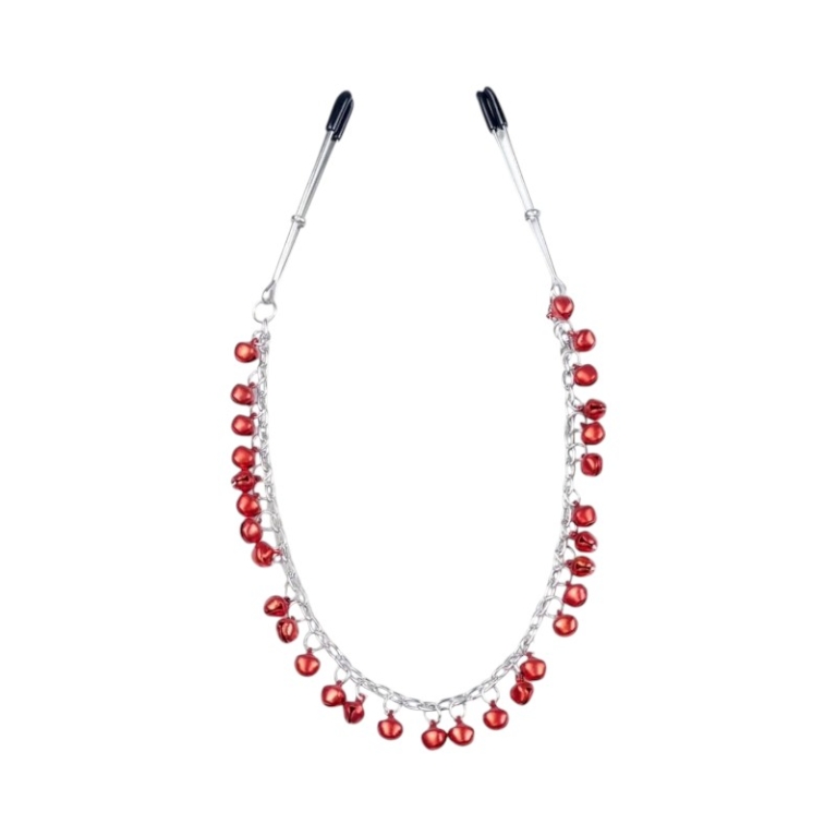 Klamerki do sutków z łańcuszkiem