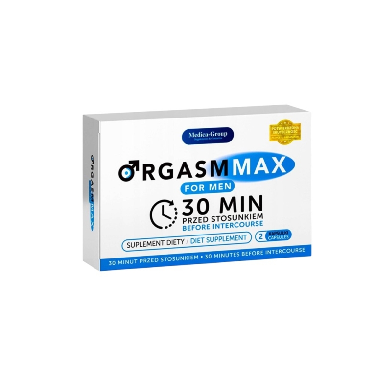 Suplement OrgasmMax dla mężczyzn na potencję 2tab