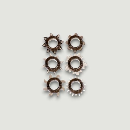 Zestaw elastycznych pierścieni stymulujących 6 szt.