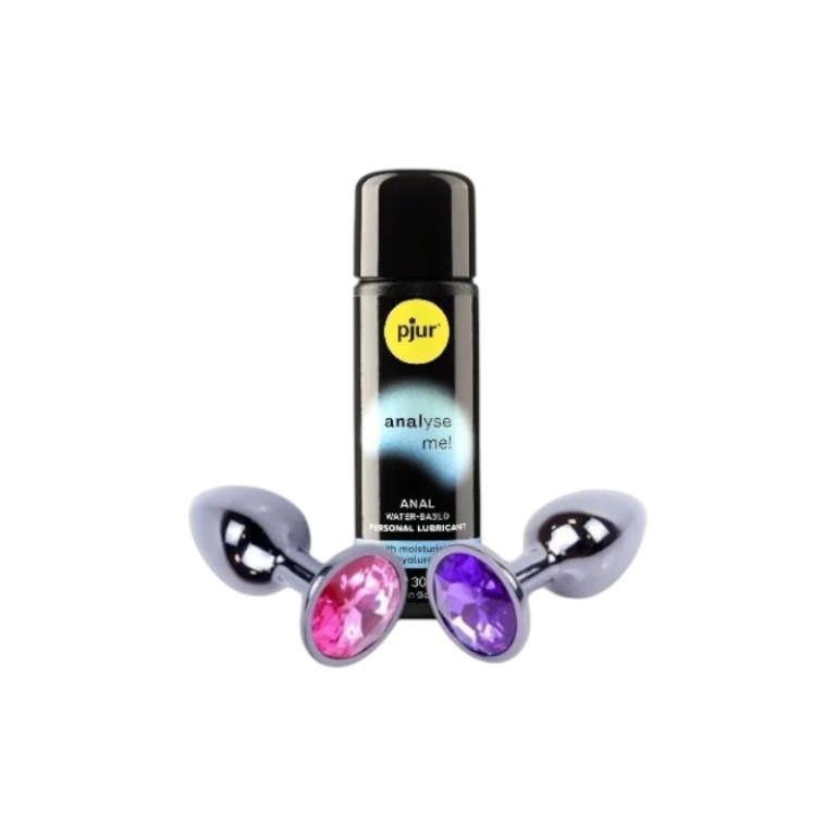 Zestaw korek analny + żel analny