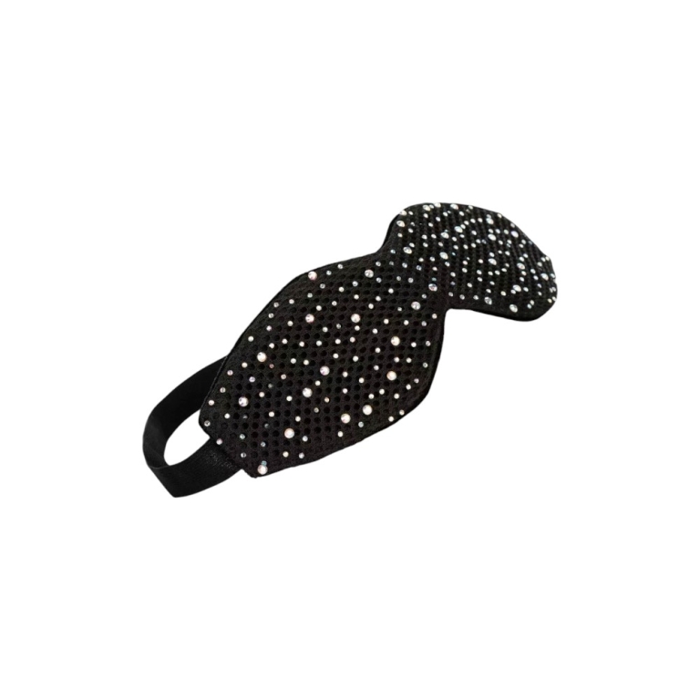 Maska na oczy z kryształkami