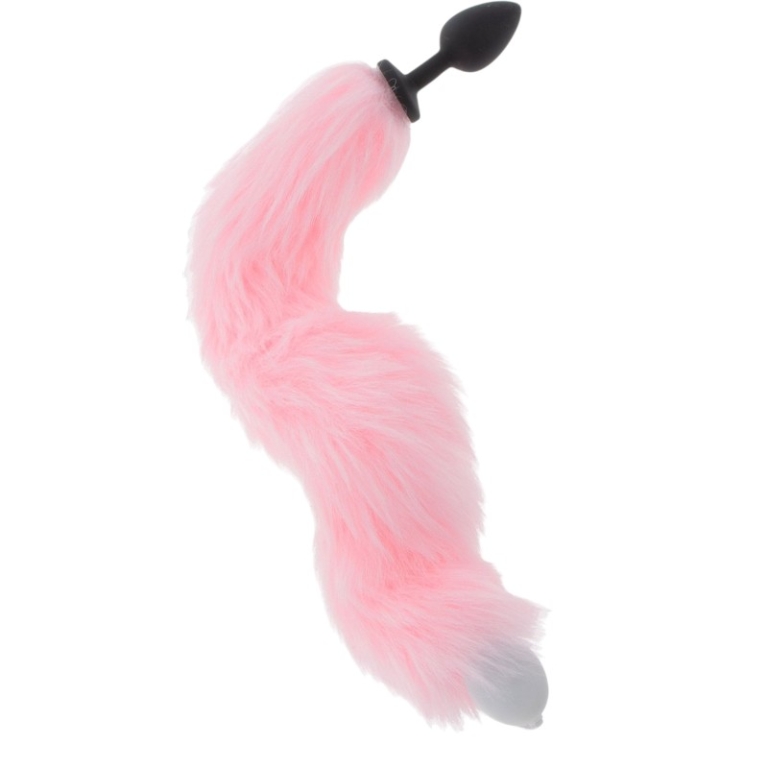 Korek z ogonem jednorożca LED