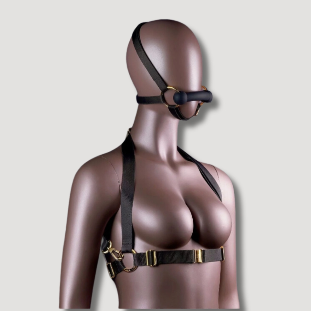 UPKO Adult Sex Harness and head restraint gear