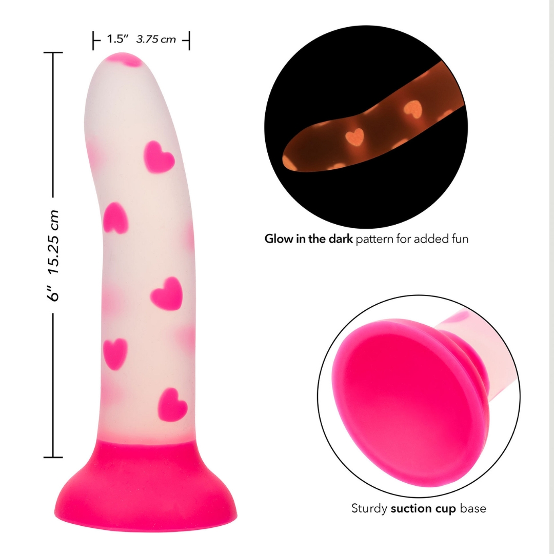 Dildo z serduszkami