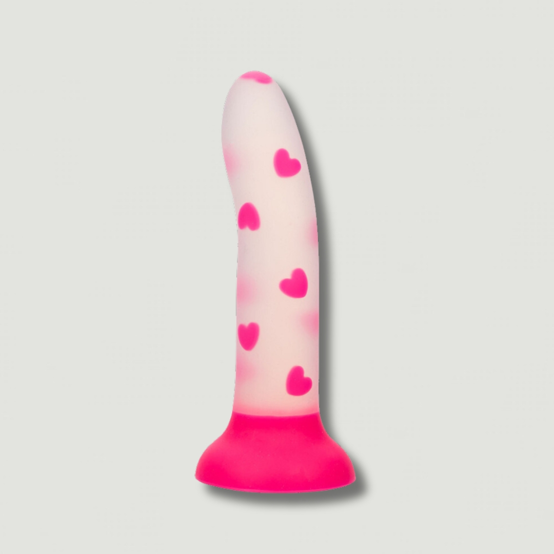 Dildo z serduszkami