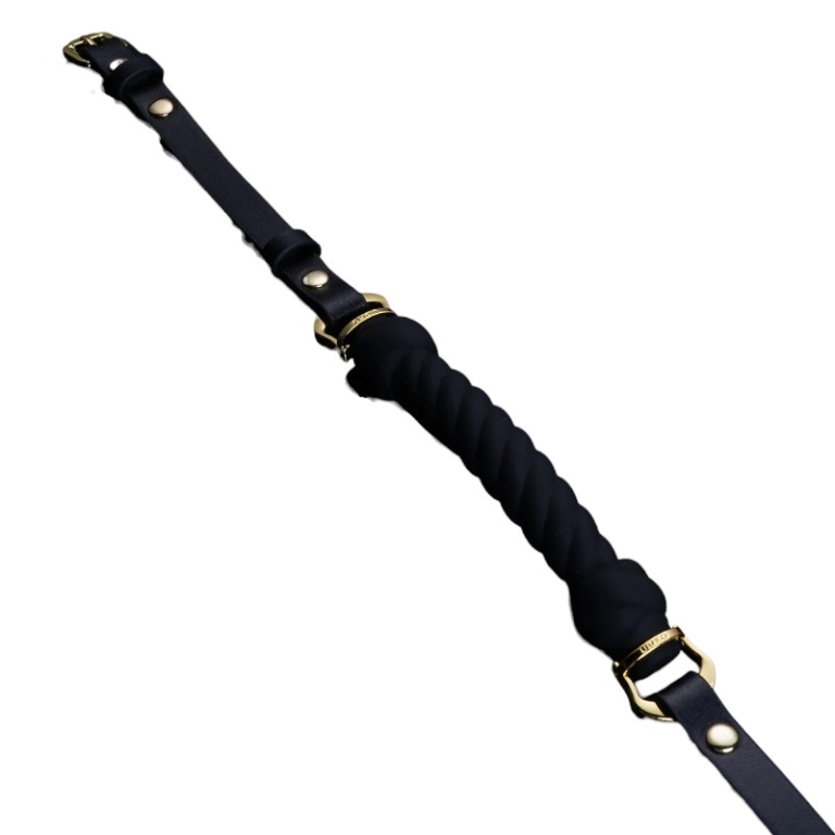 UPKO Desire for Mouth Bondage Collection-Knot-shaped Mouth Gag- black