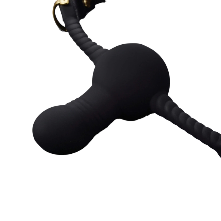 UPKO Desire for Mouth Bondage – czarny gag w kształcie dilda