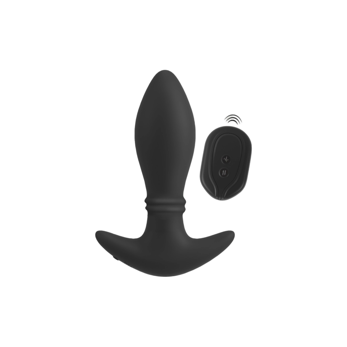 Korek analny z masującymi ringami