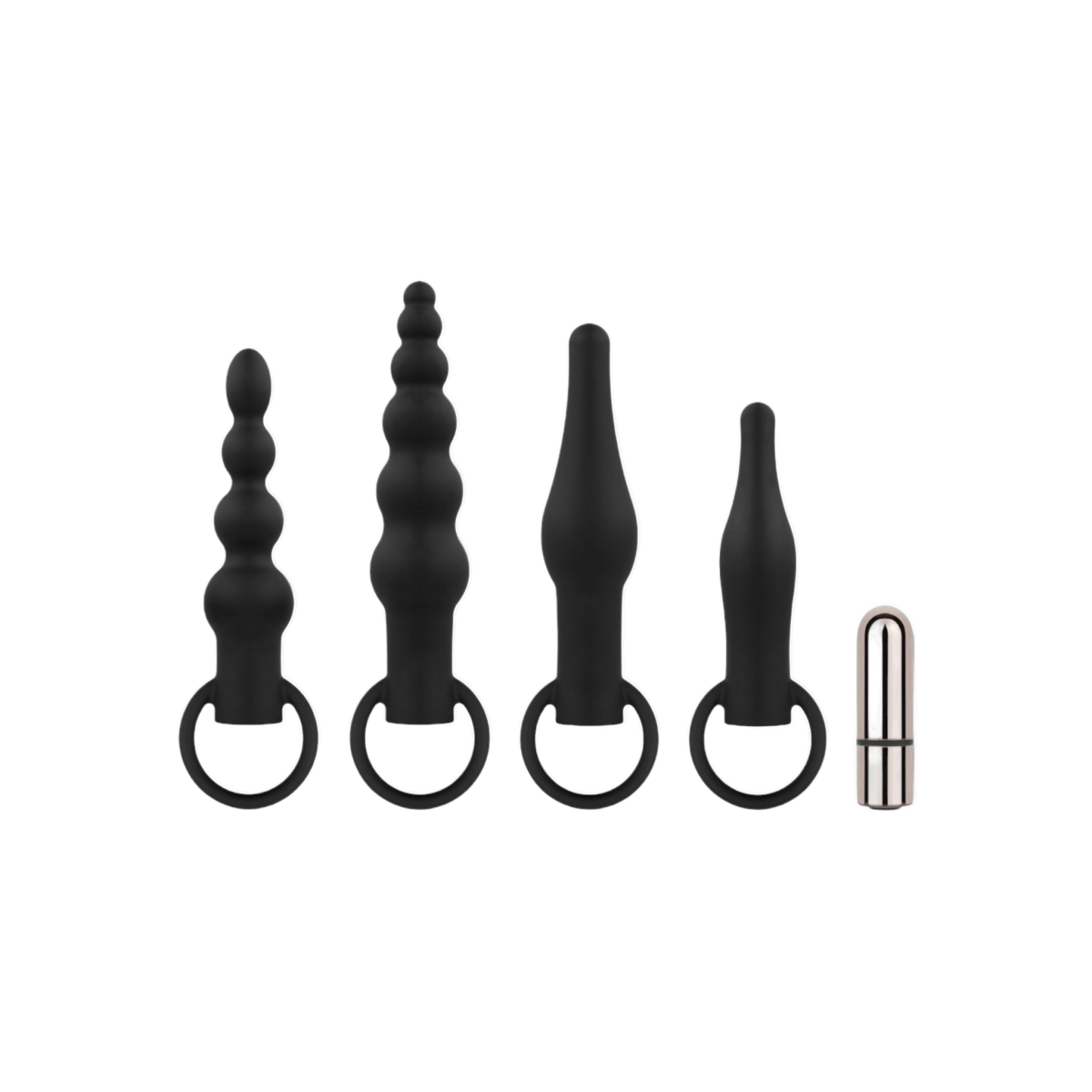 Zestaw korków analnych z wibracją