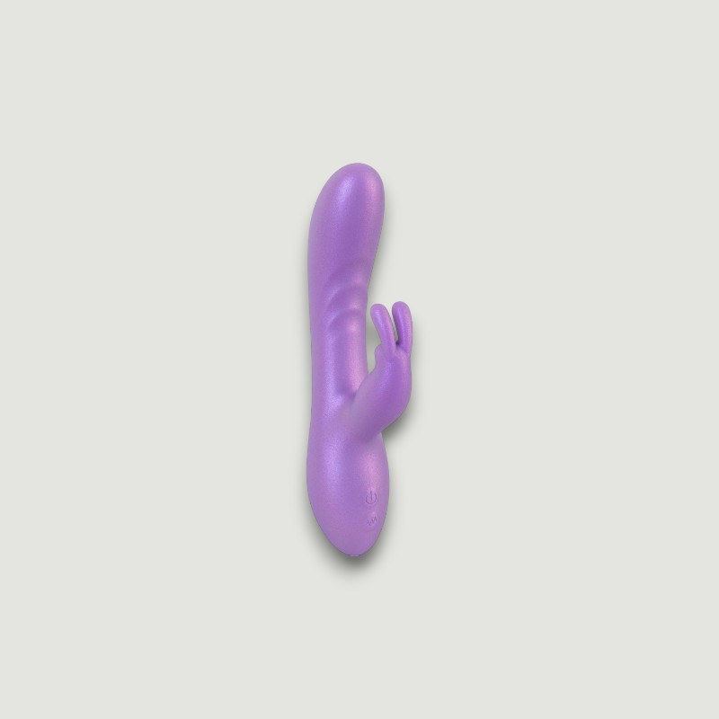 Metaliczny wibrator króliczek