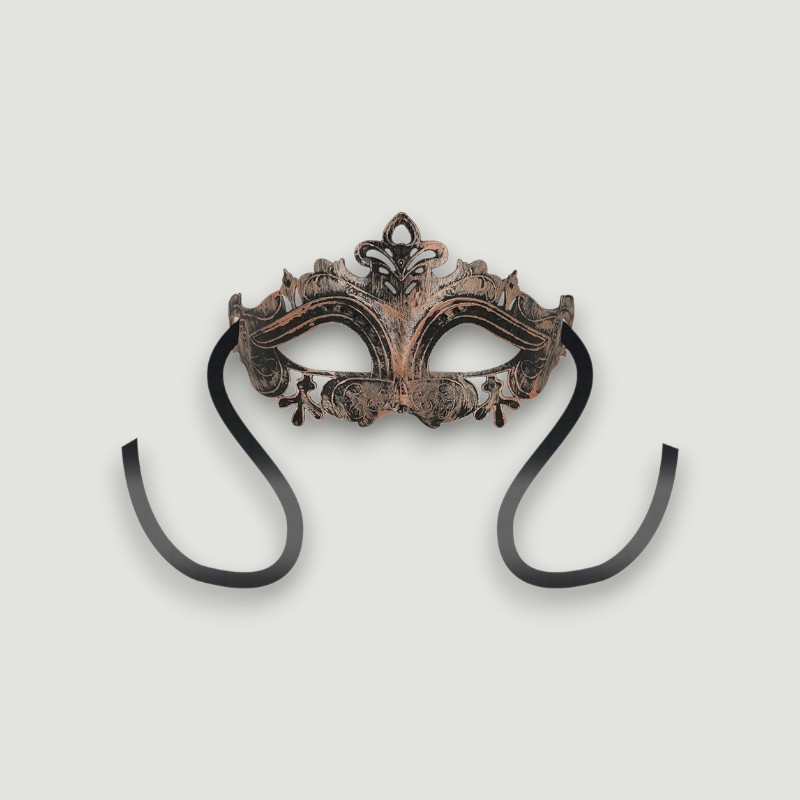 Wenecka miedziana maska