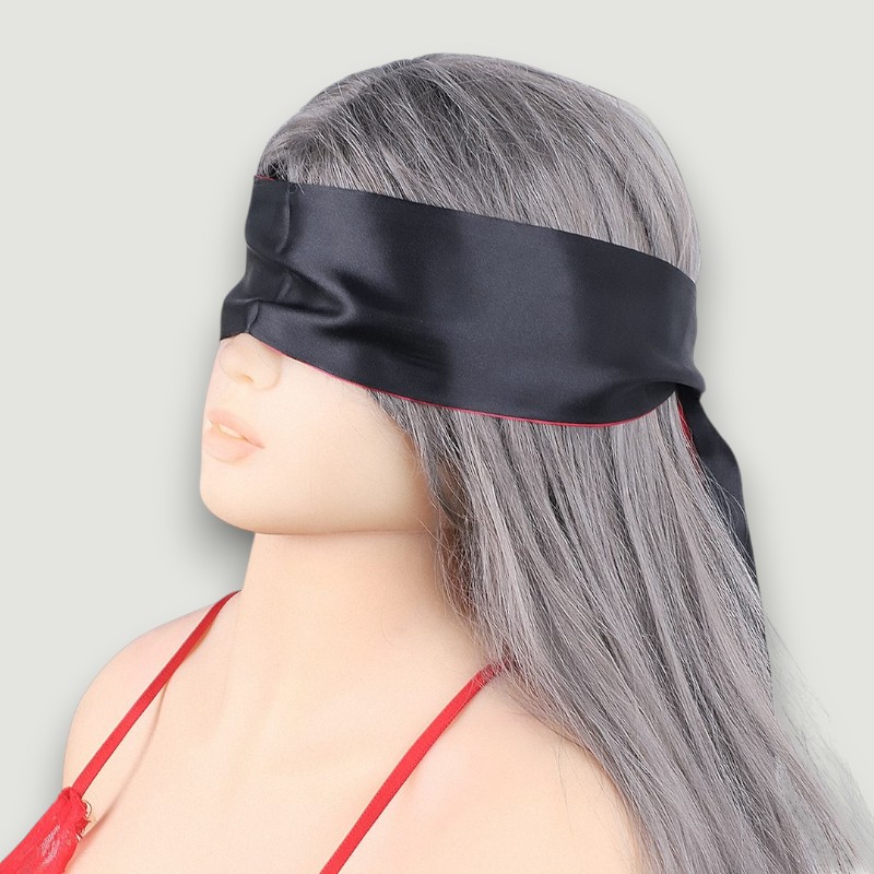 Dwukolorowa opaska satynowa