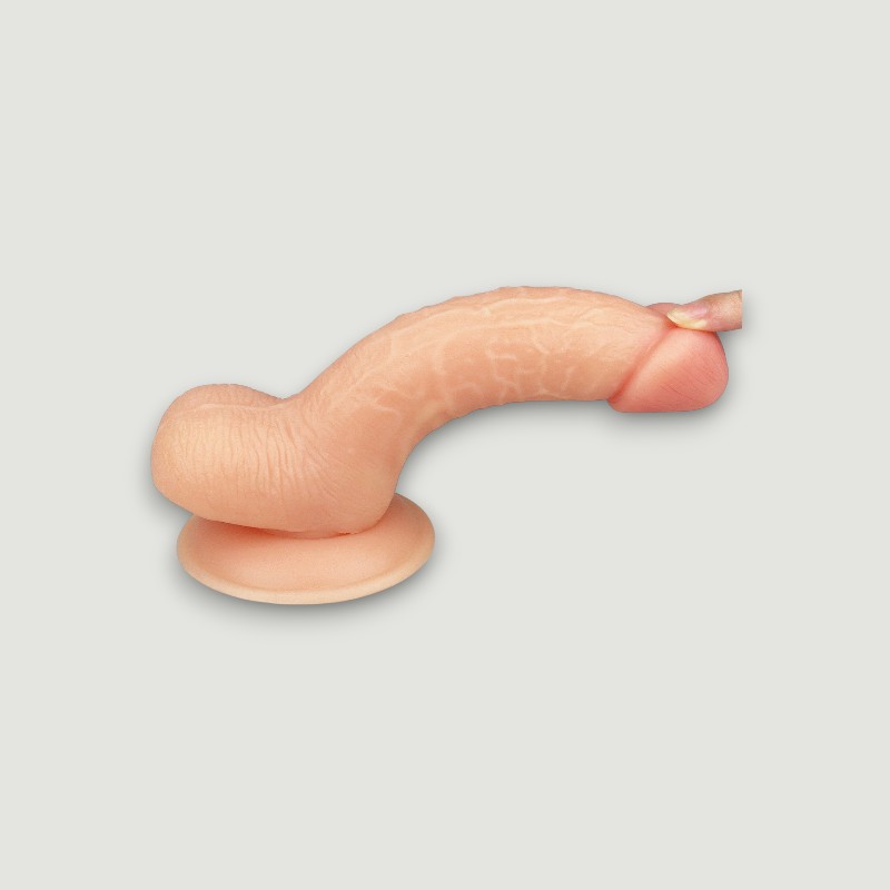 Ultra miękkie realistyczne dildo 18 cm