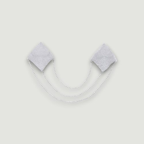 Błyszczące naklejki na sutki z łańcuszkami