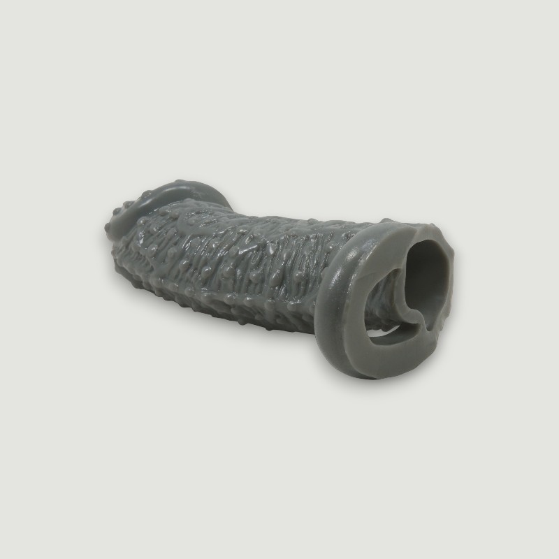 Elastyczna nakładka z wypustkami na penisa