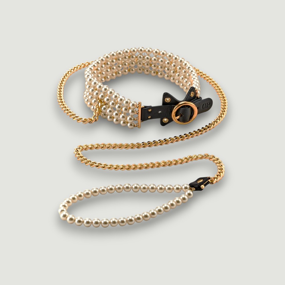 7 elementowy luksusowy zestaw bondage z perełkami