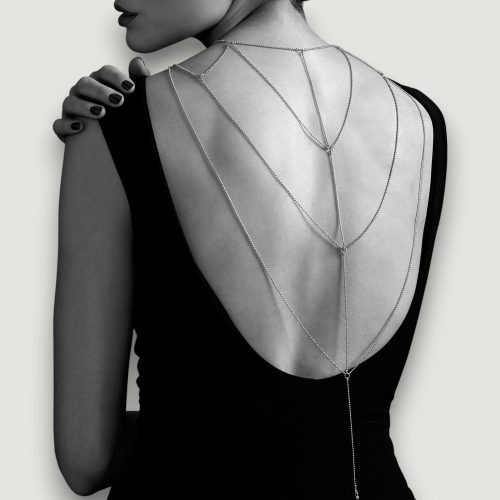 Bijoux złoty łańcuszek na plecy i dekolt Magnifique