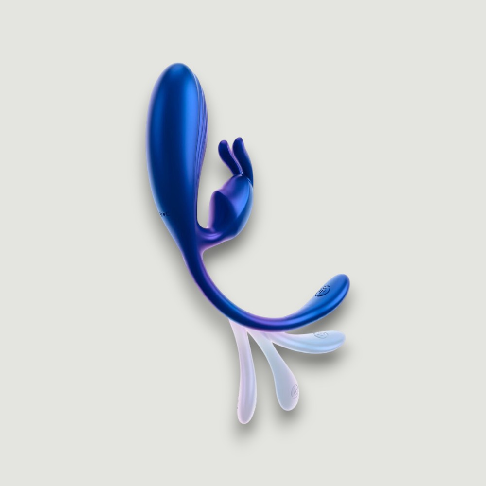 Elastyczne jajeczko do podwójnej stymulacji