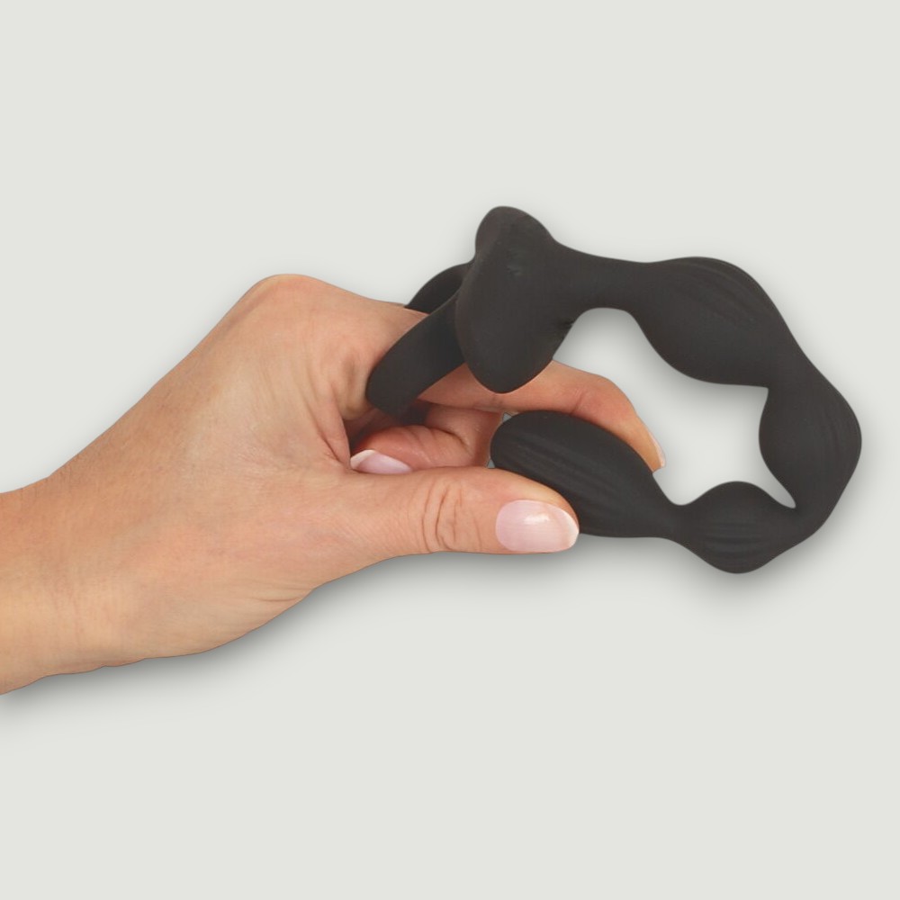 Elastyczne kulki analne z pulsującymi wibracjami