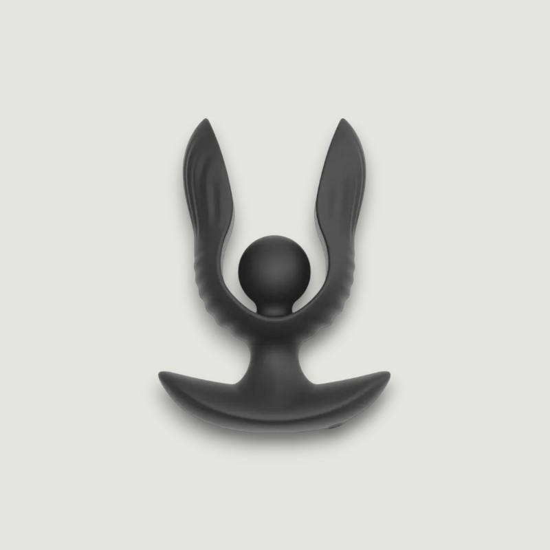 Pompowany korek analny z wibracjami