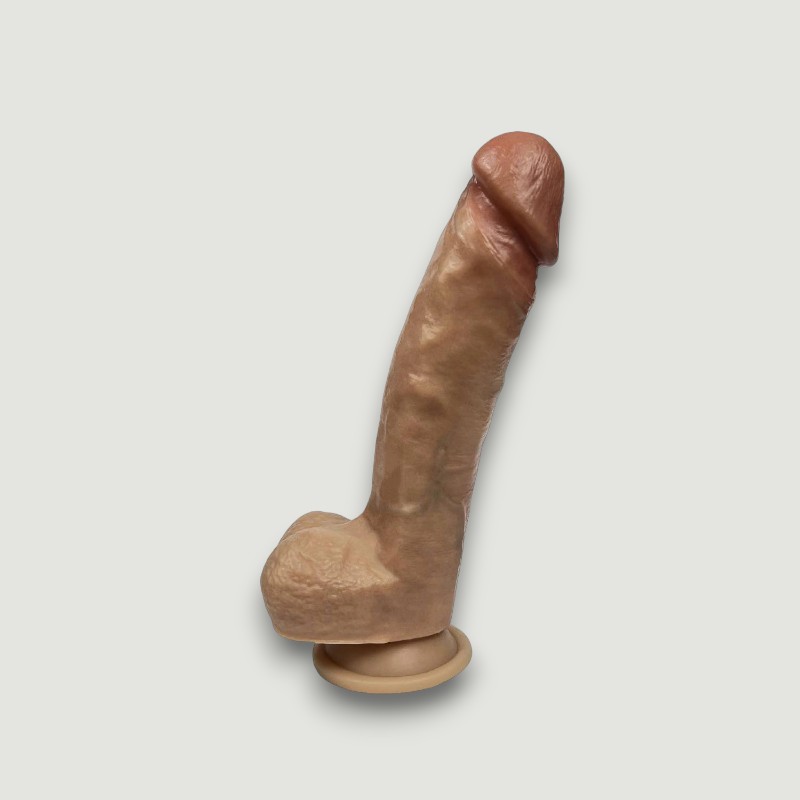 Realistyczne dildo premium z jądrami 21 cm