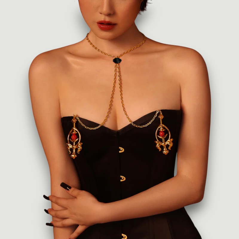 UPKO klamry na sutki z łańcuszkiem