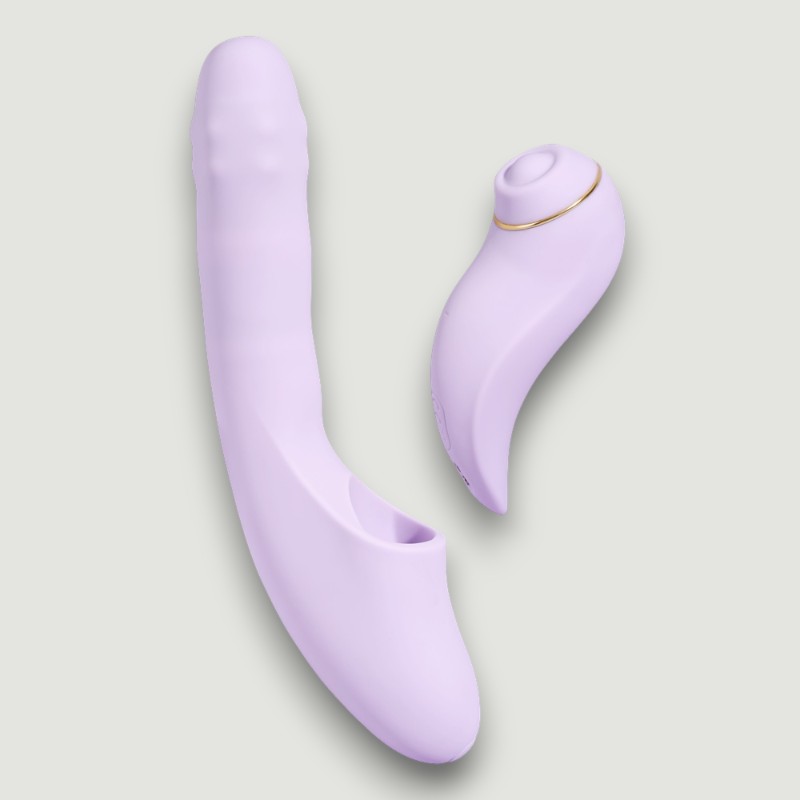 Wibrator 2-w-1 z odłączanym stymulatorem