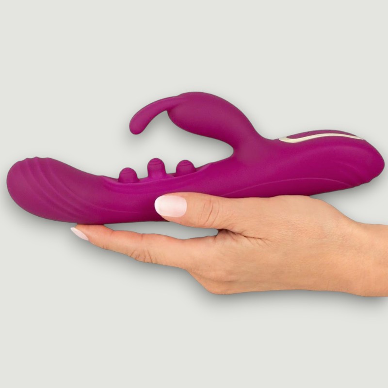 Wibrator króliczek do stymulacji wewnętrznej i zewnętrznej