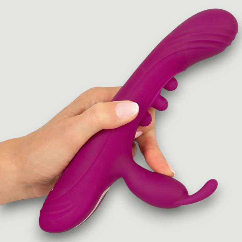 Wibrator króliczek do stymulacji wewnętrznej i zewnętrznej