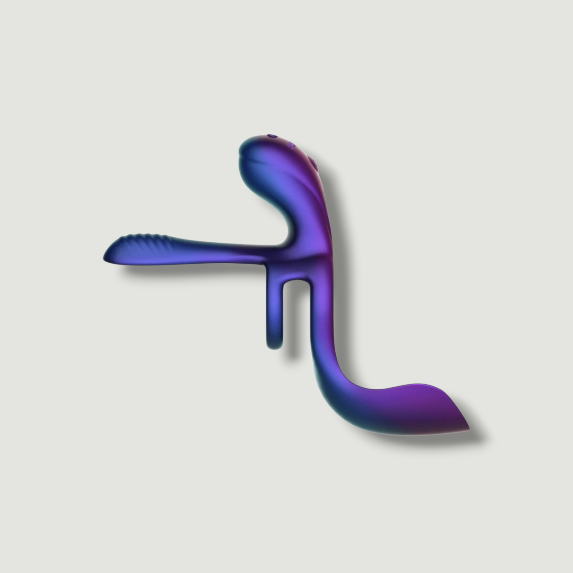 Ring z wypustką i masażerem jąder