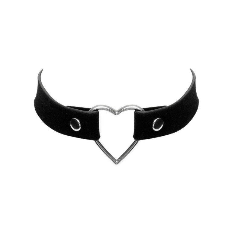 Choker z sercem