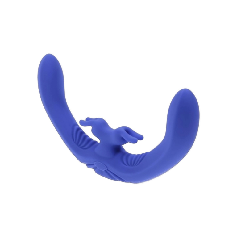 Dwustronny wibrator z króliczkami