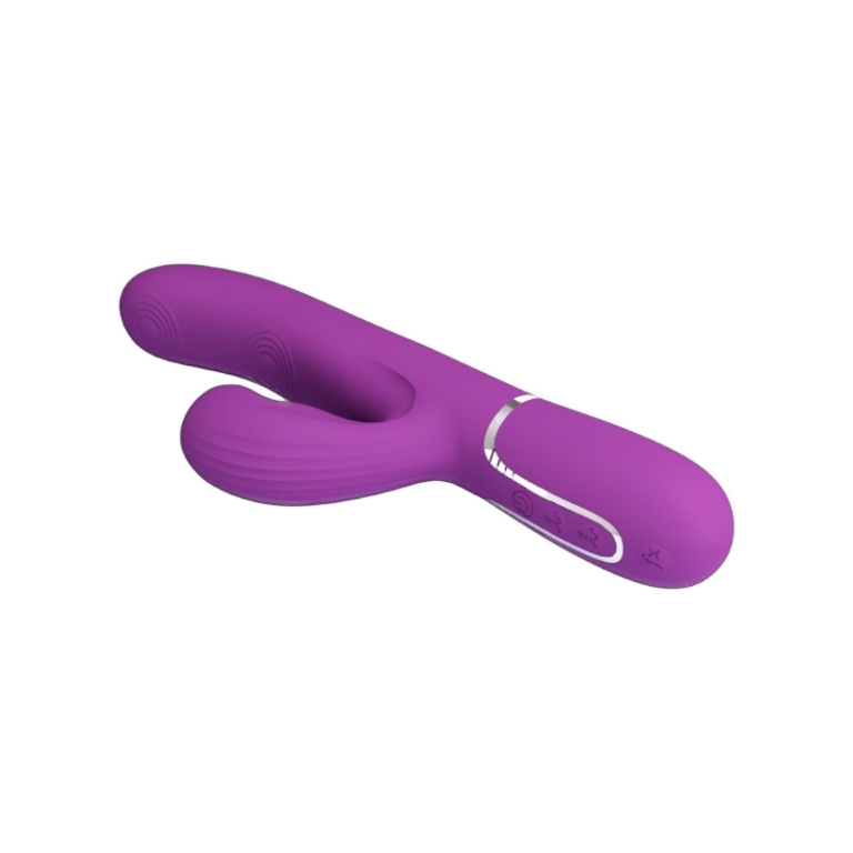 Elegancki wibrator z funkcją pulsacji i stukania