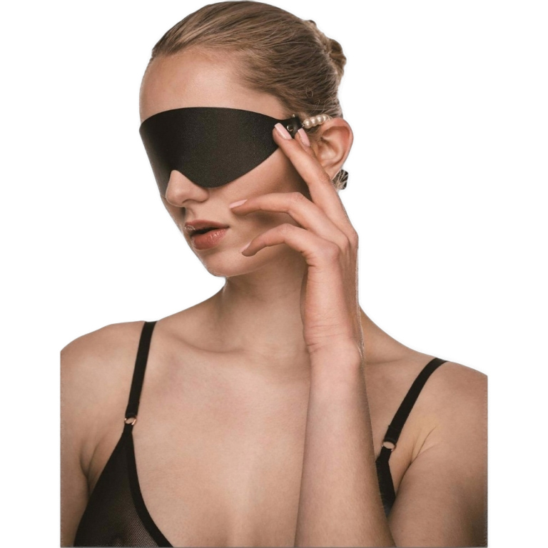 Luksusowa opaska na oczy z perełkami