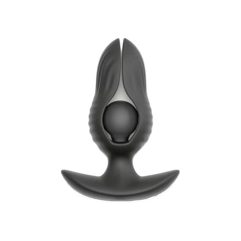 Pompowany korek analny z wibracjami