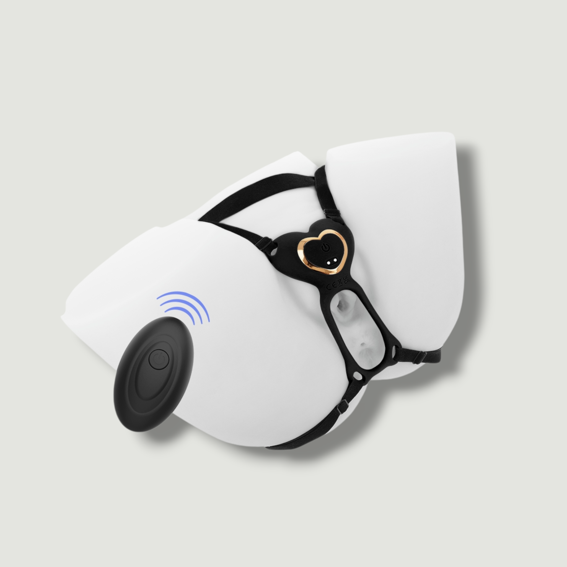 Masażer łechtaczki na paskach