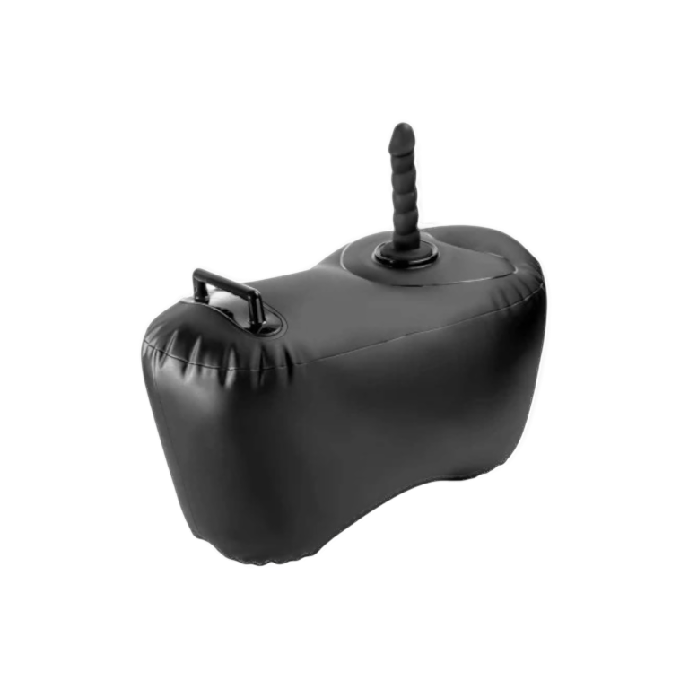 Pompowana pufa z dildo