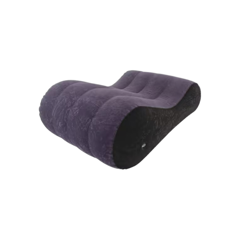 Dmuchana welurowa poduszka