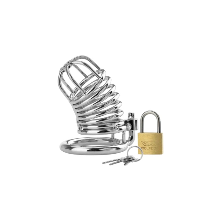 Pas cnoty z klatką dla mężczyzn