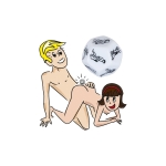 Kostka do gry z 12 pozycjami miłosnymi