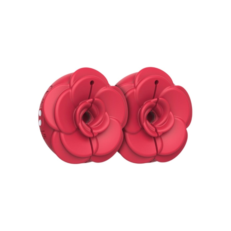 Wibrujące Zaciski Na Sutki W Kształcie Róży