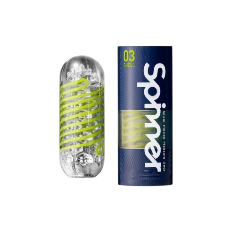 Masturbator Rotacyjny Transparentny