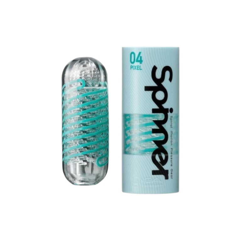 Masturbator Rotacyjny Transparentny