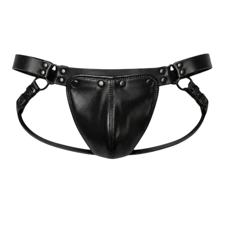 Męskie Majtki Jockstrap Odsłonięta Pokusa